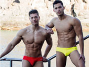 I love checking out real men wearing skimpy speedos don't you?