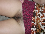 Indian Amateur Brunette Babe Spreading Apart Her Hairy Bush