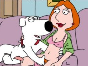 Family Guy heroes mature Lois Griffin and Brian hard orgy