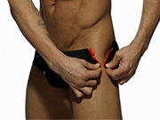 How cool are these speedos with a zipper for even quicker access?