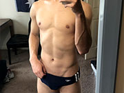 This cute Asian speedo boy made the cut and is today's Photo of the Day.