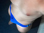 Looking at the front of my speedo right now there is a dollop of precum.... 