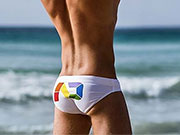 I have these ADDICTED brand speedos in black... I just ordered them in white.