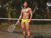Do you think I can get away with playing tennis in speedos with my str8 mates?