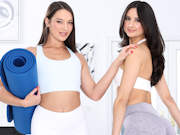 Katrina Colt and Eliza Ibarra share a sexy workout