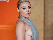 Florence Pugh sideboob at the Dune Part 2 Premiere in New York