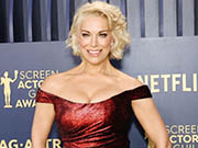 Hannah Waddingham cleavage at 30th Annual Screen Actors Guild Awards