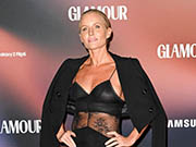Davinia Taylor in see through dress at Glamour Women of the Year Awards 2023