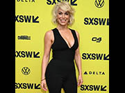 Hannah Waddingham cleavage at The Fall Guy world premiere at 2024 SXSW