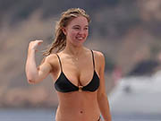 Sydney Sweeney seen in a bikini in Ibiza