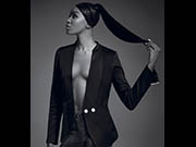 Naomi Campbell black-&-white photoshoot for Pinko Fall 2012