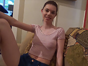 Hot fuck with the cute babysitter