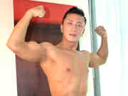 Gorgeous Asian Bodybuilder Shows His Ripped Body And Hard Dick