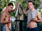 Horny twinks Theo and Micah create a bareback masterpiece