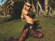 Paris Hilton sexy and topless for Rollacoaster Magazine
