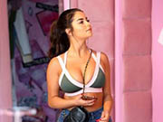 Demi Rose sexy shopping at PrettyLittleThing