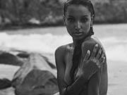Jasmine Tookes naked in nature photoshoot