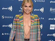 ayley Kiyoko braless at 30th Annual GLAAD Media Awards in Beverly Hills