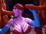 Group of various 3D sex images